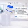 BUXMED Men's Urinal Bottle, 1 Liter, Polypropylene, with Lid view 4