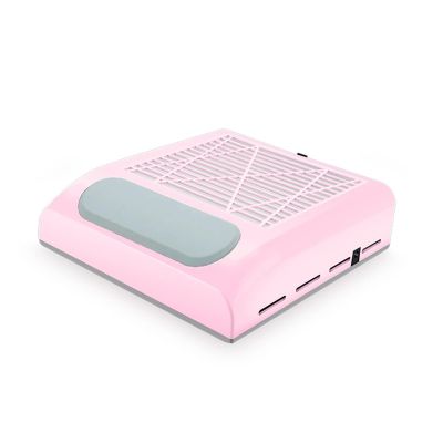 80W Nail Dust Collector with High-Power Vacuum, Pink