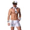 Men's Sexy Doctor Costume Set with Shorts and Stethoscope view 2