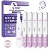 6-Count Early Pregnancy Tests, Ultra-Sensitive, 3-Minute Results (Purple) view 1