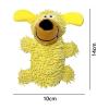 2-Pack Giggling Plush Dog Toys with Dental-Cleaning Texture view 2