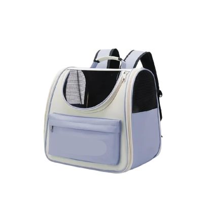 Collapsible Pet Backpack with Mesh and Handle