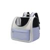 Collapsible Pet Backpack with Mesh and Handle view 1