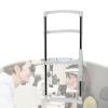 Eye Examination Chinrest Stand, Adjustable Lift and Base-to-Chinrest Distance view 1