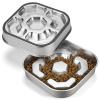Stainless Steel Slow Feeder Dog Bowl, 22 cm, with Non-Slip Silicone Mat view 1