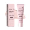 Collagen Sunscreen Cream SPF 50, Pink Sunscreen with UV Protection, Brightening and Moisturizing Makeup Finish view 1