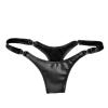 Generic Leather & Latex Women's Leggings Lingerie, Sexy Panties, Thong, High-Waisted Wetlook view 1