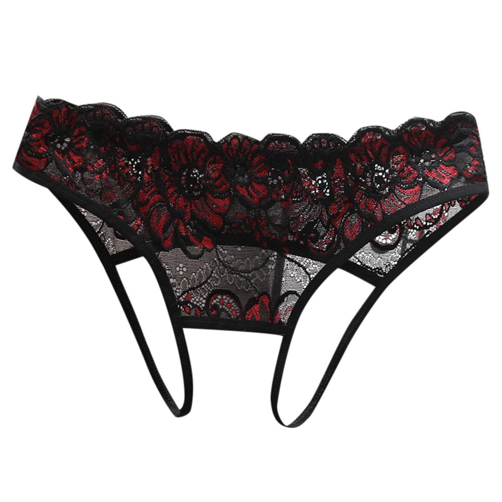 Women's Crotchless Lace Panty