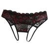 Women's Crotchless Lace Panty view 1