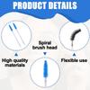 GSGFUIS 200 Disposable Eyelash Brushes with Crystal Handles view 2