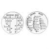 Training Coin for Morse Code Interpretation (Silver) view 1