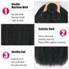 Tuheerst 24/26/28-Inch 1B Yaki Straight Human Hair Bundles, 3-Pack view 3