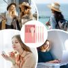 Easy-to-Clean Makeup Brush Set with Case and Mirror view 4
