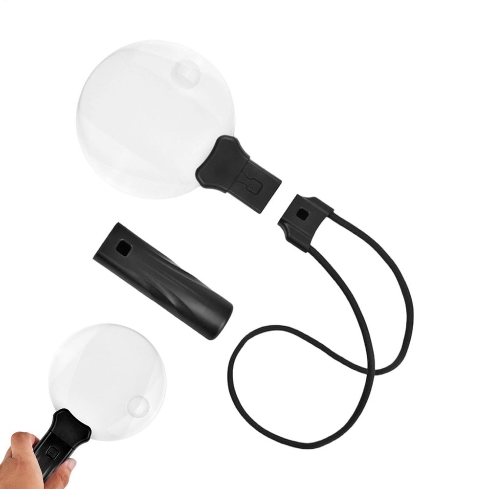 Reading Magnifier, 5x/10x, Hands-Free, Portable