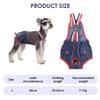 British-Style Washable Dog Diapers with Adjustable Straps, Size L view 2