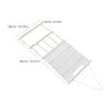 DECHOUS Hair Accessory Organizer with Mesh Bag and Hooks for Nursery and Travel view 2