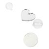 LOLIPPYY 2-Piece Betta Acrylic Mirror, Double-Sided Floating Aquarium Mirror, 5 x 4 cm view 1