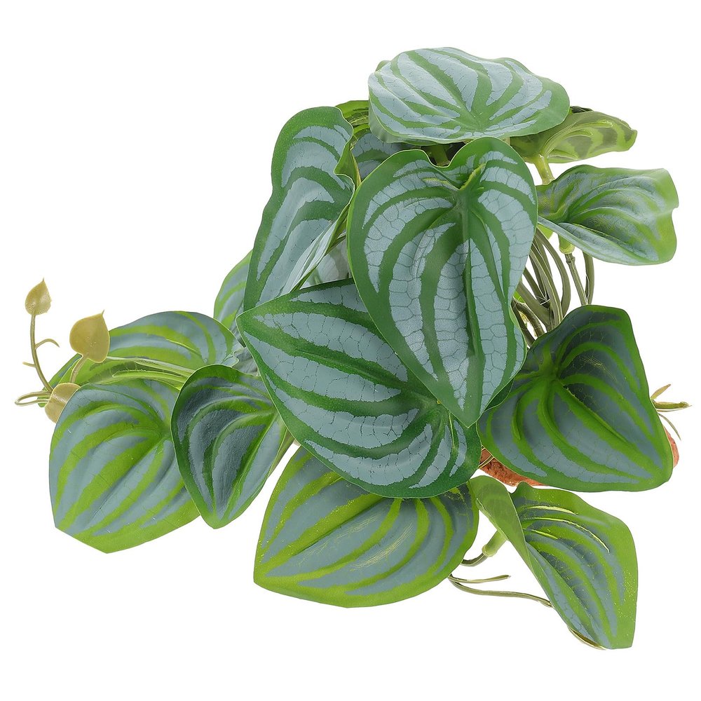 DOITOOL Artificial Terrarium Plant for Reptiles and Fish Tanks, Green