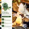 DOITOOL Artificial Terrarium Plant for Reptiles and Fish Tanks, Green view 3