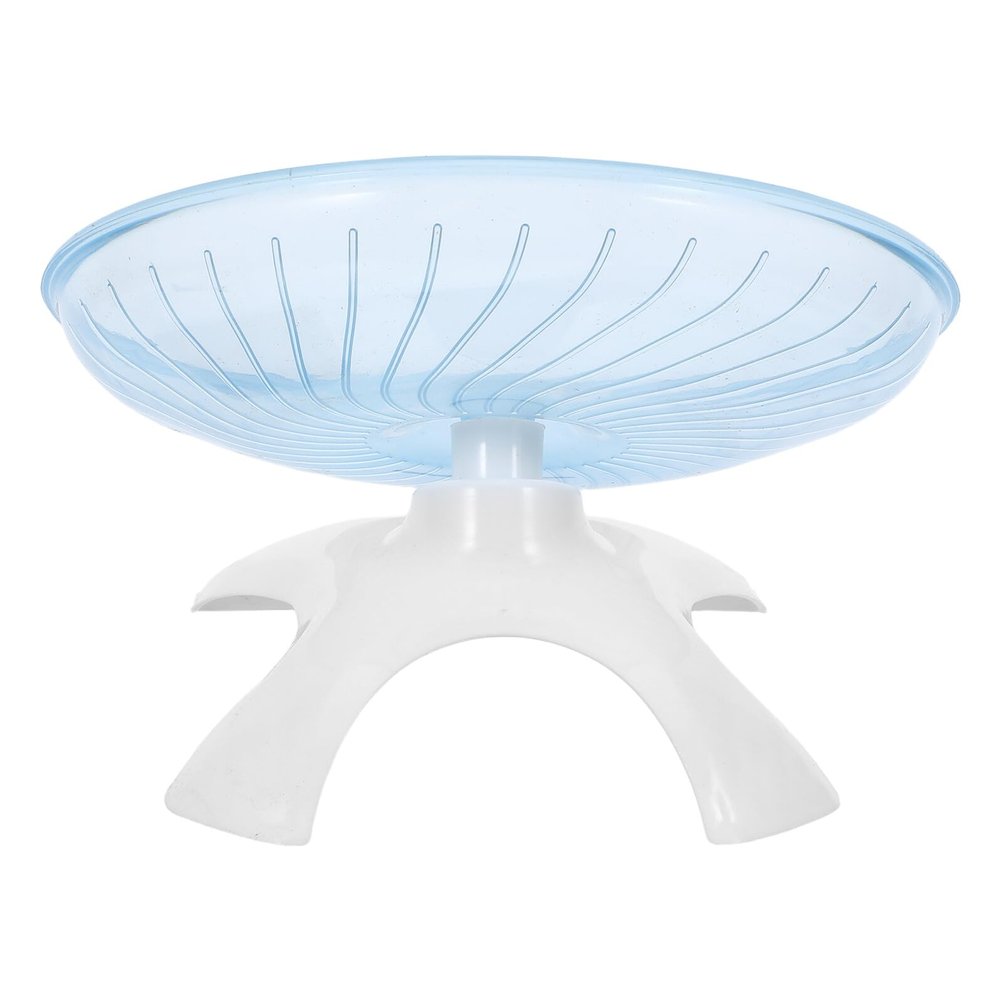 BUGUUYO Quiet Hamster Wheel with Stand, Blue