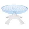 BUGUUYO Quiet Hamster Wheel with Stand, Blue view 1