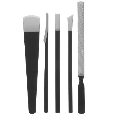 Beaupretty Stainless Steel Pedicure Tool Set with Foot Scraper, Cuticle Remover, and Storage Bag