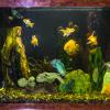 SHINEOFI Rainforest Plant Decor for Reptiles, Resin with Cork Bark view 4