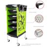 5-Tier Salon Rolling Cart with Wheels, Black view 4