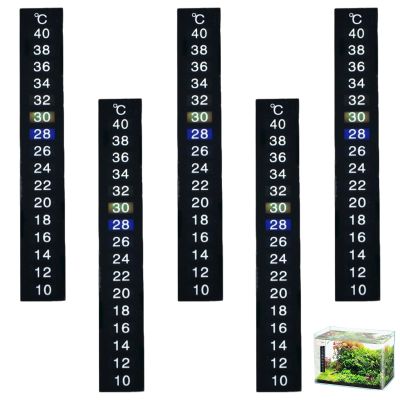 BaZuyunMd 5-Piece Aquarium Thermometer Stickers