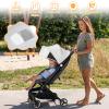 Garvee Lightweight Baby Stroller, One-Hand Fold, Adjustable Backrest, Sun Canopy, 5-Point Harness, Gray view 2