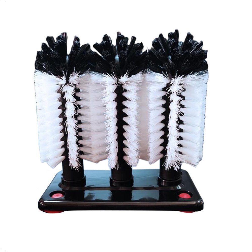 Multi-Head Glass Washer and Bottle Cleaning Brush