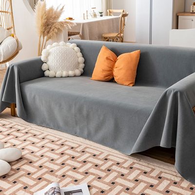 OBASDFD 5-Layer Waterproof Furniture Protection Blanket, Non-Slip Protection from Pet Accidents (Dark Gray, 180 x 300 cm)