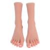 Silicone Foot Model with Adjustable Joints for Photography, Manicures, and Beauty Training view 1