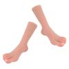 Silicone Foot Model with Adjustable Joints for Photography, Manicures, and Beauty Training view 3