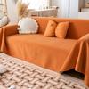 OBASDFD Waterproof Protective Blanket for Pet Furniture, Washable, Orange, 180 x 420 cm view 1