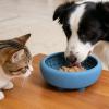 Slow Feeder Dog Bowl with Non-Slip Silicone and Suction Base view 3
