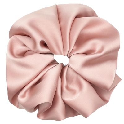 18 cm Jumbo Satin Scrunchie, Pink