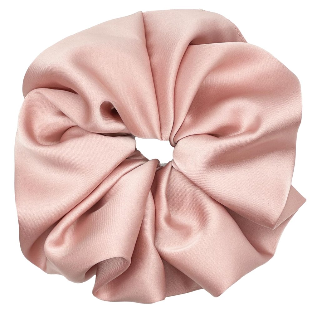 18 cm Jumbo Satin Scrunchie, Pink