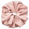18 cm Jumbo Satin Scrunchie, Pink view 1