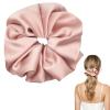 18 cm Jumbo Satin Scrunchie, Pink view 2