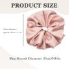 18 cm Jumbo Satin Scrunchie, Pink view 3