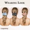 18 cm Jumbo Satin Scrunchie, Pink view 4