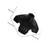 Mikikit Non-Slip Black Four-Prong Rubber Foot for Crutches and Walking Sticks, 19 mm Tube Diameter view 2