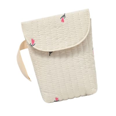 Embroidered Cotton Baby Diaper Bag