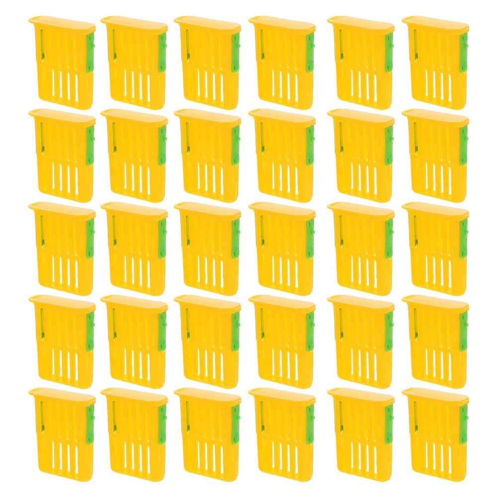 Plastic Queen Bee Cages for Breeding and Transport, 50-Pack