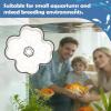 Aquarium Feeding Bowl - Flower-Shaped Feeding Tray with Suction Cup view 2