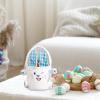 Plush Bunny Easter Basket Storage Bag view 2