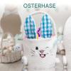 Plush Bunny Easter Basket Storage Bag view 3