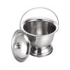 Portable Stainless Steel Bedpan with Lid view 1