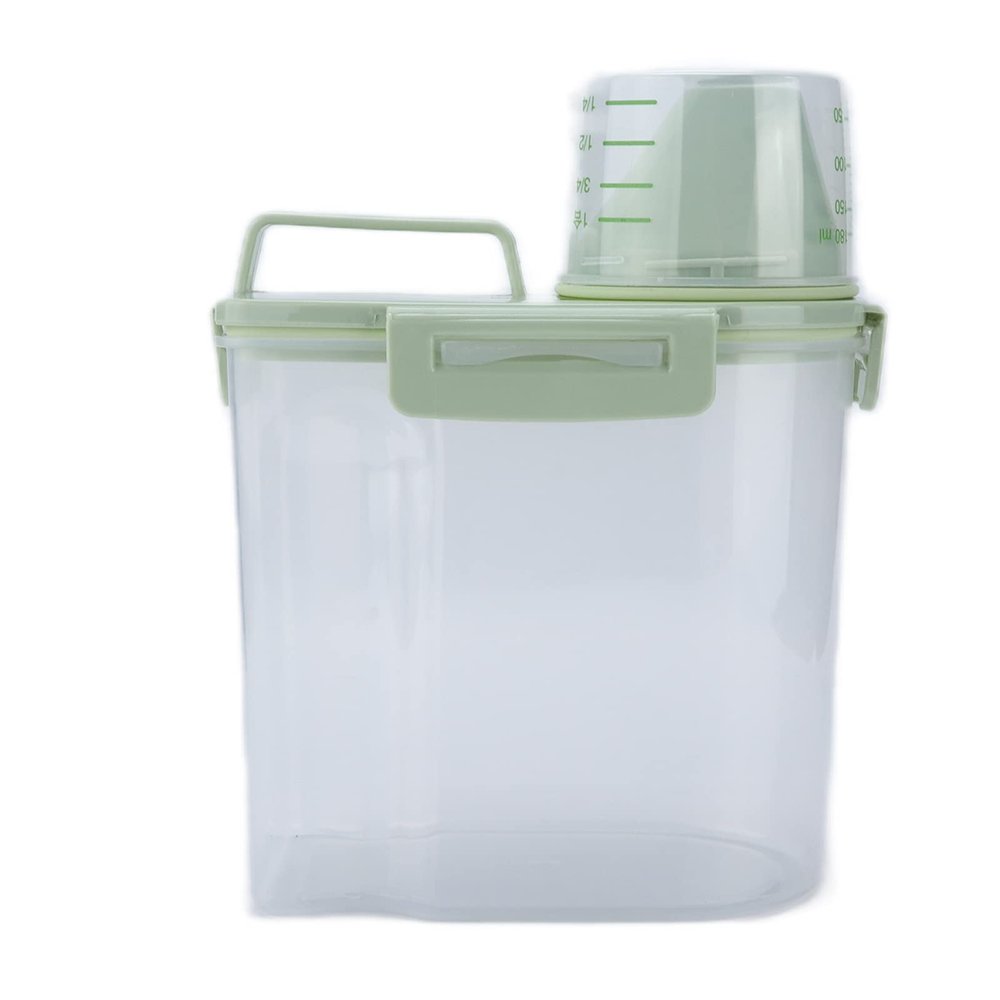 plplaaoo Pet Food Storage Container with Lid and Measuring Cup